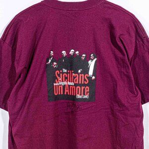 Vtg Nervous Records NYC T-Shirt XL The Sicilians Un Amore House Music DJ Promo